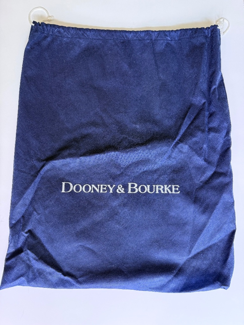 Dooney & Bourke Navy Blue Drawstring Dust Bag Storage Bag 18”